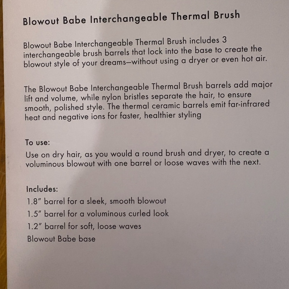 Amika Blowout Babe Interchangeable Thermal Brush - Picture 6 of 10